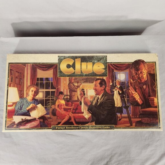 Vintage 1986 1992 Clue Classic Detective Board Game Parker Brothers Complete - Picture 7 of 13